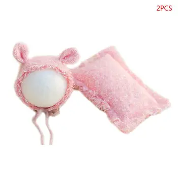 2 Pcs/set Baby Bonnet Hat Pillow Set Newborn Infants Posing Photography Props U50F
2 Pcs/set Baby Bonnet Hat Pillow Set Newborn Infants Posing Photography Props U50F