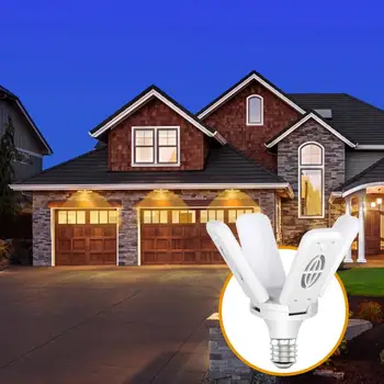 1PC Led Bulb E27 30/40W Led Lamp Ceiling Fan Led Light 220V Foldable Fan Blade Angle Adjustable For Home Garage Lighting
1PC Led Bulb E27 30/40W Led Lamp Ceiling Fan Led Light 220V Foldable Fan Blade Angle Adjustable For Home Garage Lighting
