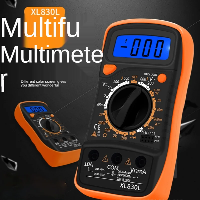 Digital voltage ammeter xl830l pocket electrician instrumentation intelligent digital multimeter
Digital voltage ammeter xl830l pocket electrician instrumentation intelligent digital multimeter