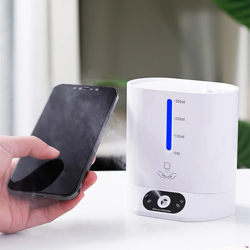 Wall-mounted/desktop Alcohol Disinfection Sprayer Infrared Automatic Induction Hand Spray Disinfector Detachable Easy Install |