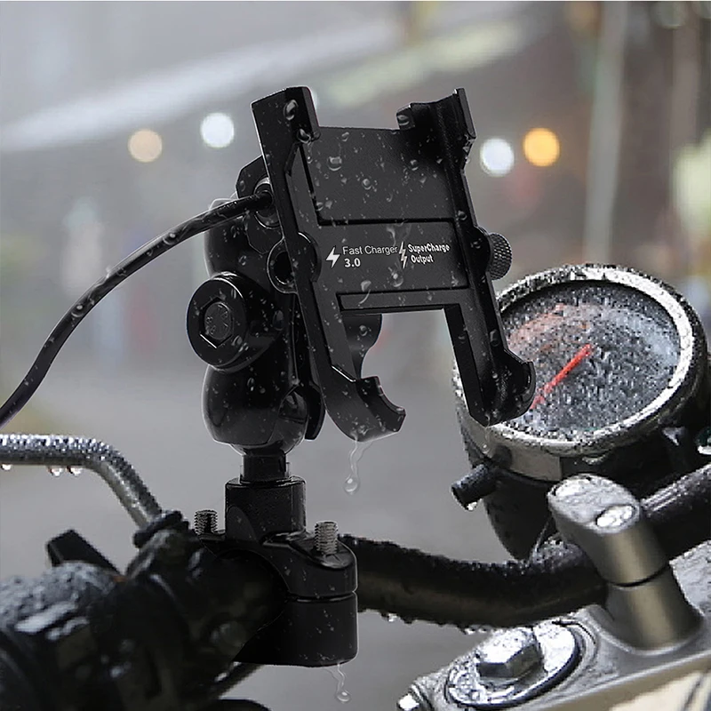 2 IN 1 Motorcycle Phone Bracket with Fast Charger Stable Waterproof FC 3.0 Smart Recognition Charger Aluminum Car Phone Rack Set
2 IN 1 Motorcycle Phone Bracket with Fast Charger Stable Waterproof FC 3.0 Smart Recognition Charger Aluminum Car Phone Rack Set