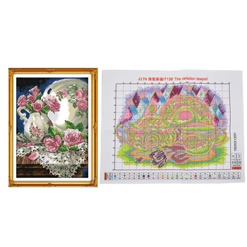 NEW-2 Set DIY Hand Knitting Print Cross Stitch Set Embroidery Set 11CT Cross Stitch Home Decoration - 27x39cm & 46x37cm
NEW-2 Set DIY Hand Knitting Print Cross Stitch Set Embroidery Set 11CT Cross Stitch Home Decoration - 27x39cm & 46x37cm