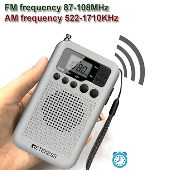 Mini FM AM Radio LCD Display Screen Receiver Support Time Display Sleep Shutdown Regular Startup with Speaker 3.5MM Jack
Mini FM AM Radio LCD Display Screen Receiver Support Time Display Sleep Shutdown Regular Startup with Speaker 3.5MM Jack