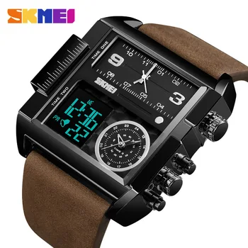 Watch Popular Square Large Dial Men's Business Electronic Watch Cross-Border for Multi-Function Waterproof
Watch Popular Square Large Dial Men's Business Electronic Watch Cross-Border for Multi-Function Waterproof