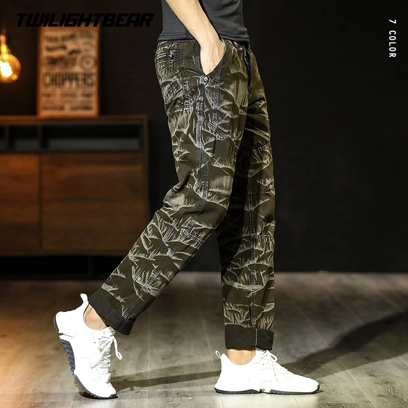 High Quality Men's Casual Pants Pure Cotton Solid Streetwear Straight Pants Men Clothing Camouflage Leisure Pants ABS3362
High Quality Men's Casual Pants Pure Cotton Solid Streetwear Straight Pants Men Clothing Camouflage Leisure Pants ABS3362