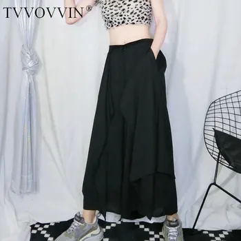 korea False Two Pieces Black Irregular Pants Women Clothes 2020 Summer New Fashion Plus Size Bandage Wide Leg Pants DZL1121
korea False Two Pieces Black Irregular Pants Women Clothes 2020 Summer New Fashion Plus Size Bandage Wide Leg Pants DZL1121