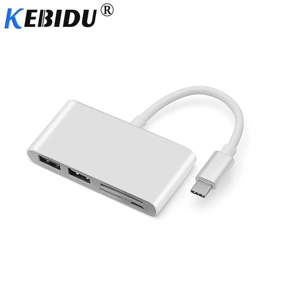 Kebidu 5 In 1 USB C Hub Card Reader USB Type C OTG USB-C Micro USB Power Adapter For Macbook Air Pro Surface Pro 6 Huawei Mate20
Kebidu 5 In 1 USB C Hub Card Reader USB Type C OTG USB-C Micro USB Power Adapter For Macbook Air Pro Surface Pro 6 Huawei Mate20