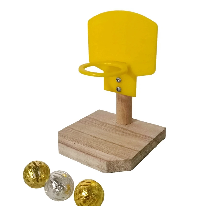 Bird Toy Training 3 Balls & One Wooden Basketball Hoop Set Bird Beak Training Toy Bird Interactive Education Gym Toys
Bird Toy Training 3 Balls & One Wooden Basketball Hoop Set Bird Beak Training Toy Bird Interactive Education Gym Toys
