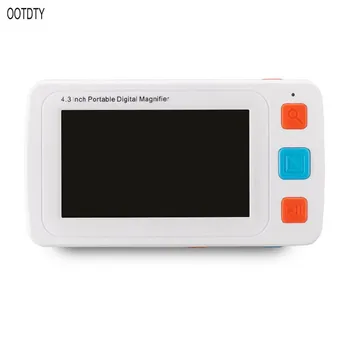 OOTDTY 4.3 Inch Digital Magnifier Handheld 4-32X LCD Display 17 Colors TV Connecting Picture Freeze Low Vision Reading Aid
OOTDTY 4.3 Inch Digital Magnifier Handheld 4-32X LCD Display 17 Colors TV Connecting Picture Freeze Low Vision Reading Aid