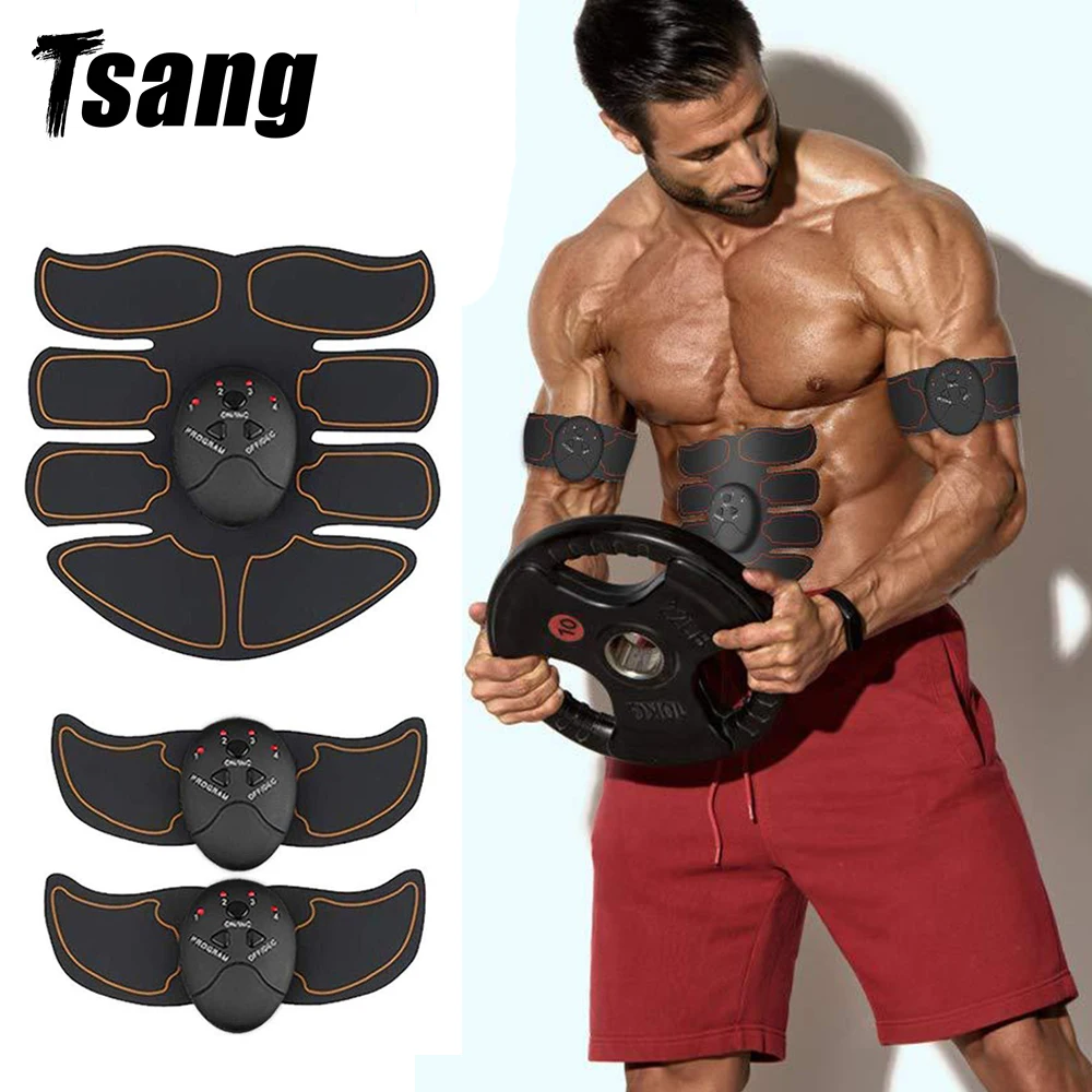 Tsang Rechargerable EMS Abdominal Muscle Trainer Smart ABS Muscle Stimulator Pad Body Slimming Massager Fitness Arm Stickers
Tsang Rechargerable EMS Abdominal Muscle Trainer Smart ABS Muscle Stimulator Pad Body Slimming Massager Fitness Arm Stickers