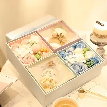 1 Set Flower Soap Rose Soap Heart Scented Bath Body Petal Rose Flower Soap Case Wedding Decoration Gift Festival Box
1 Set Flower Soap Rose Soap Heart Scented Bath Body Petal Rose Flower Soap Case Wedding Decoration Gift Festival Box