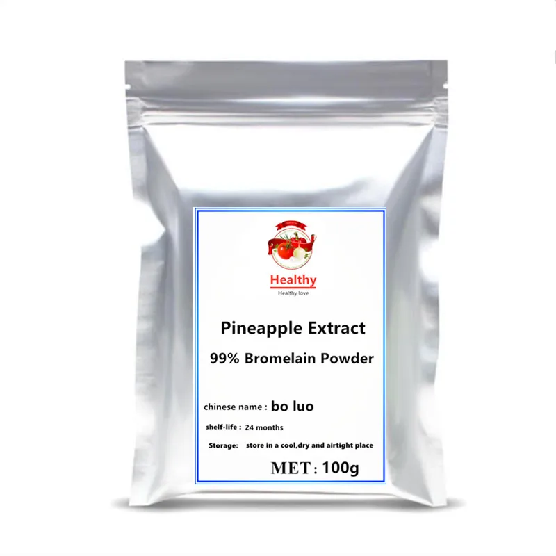 High Quality sliced Pineapple Extract 99% Pure Bromelain Powder light Enzymes Nutrient Skin Whitening Anti-cancer 100000GDU/g
High Quality sliced Pineapple Extract 99% Pure Bromelain Powder light Enzymes Nutrient Skin Whitening Anti-cancer 100000GDU/g