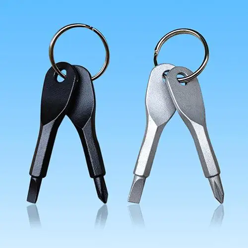 2 keysScrewdriver Key Ring keyring Gadget Camp Hike Outdoor Portable Phillips Slotted Multi Mini Pocket Repair Tool
2 keysScrewdriver Key Ring keyring Gadget Camp Hike Outdoor Portable Phillips Slotted Multi Mini Pocket Repair Tool
