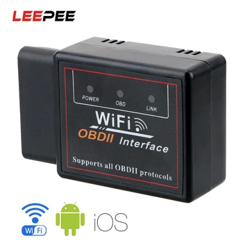 LEEPEE Mini ELM327 WIFI V1.5 OBD2 Car Diagnostic Tool For Android/IOS ELM-327 Wi-fi ELM 327 V 1.5 Obd 2 Code Reader Scanner
LEEPEE Mini ELM327 WIFI V1.5 OBD2 Car Diagnostic Tool For Android/IOS ELM-327 Wi-fi ELM 327 V 1.5 Obd 2 Code Reader Scanner