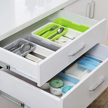 Telescopic Drawer Storage Box Dividing Grid Adjustable Household Tableware Finishing Box
Telescopic Drawer Storage Box Dividing Grid Adjustable Household Tableware Finishing Box
