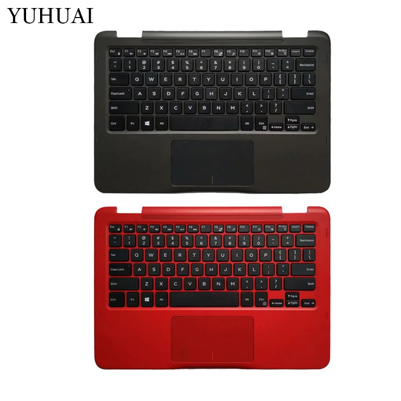 US laptop Keyboard for DELL Inspiron 11 3162 3164 Palmrest Upper cover With touchpad red/gray
US laptop Keyboard for DELL Inspiron 11 3162 3164 Palmrest Upper cover With touchpad red/gray