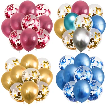 10pcs 12inch Glossy Metal Latex Balloon Glitter Confetti Baloons Kids Birthday Wedding Party Supplies Metal Balloons Decoration
10pcs 12inch Glossy Metal Latex Balloon Glitter Confetti Baloons Kids Birthday Wedding Party Supplies Metal Balloons Decoration