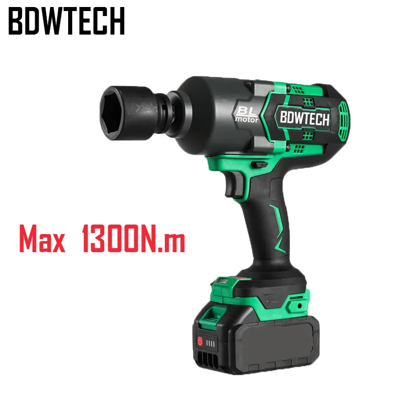 

1300N.m Torque 20V Cordless Battery Impact Wrench XWT08Z Brushless Cordless 1/2 Inch Square Drive Fit Makita Battery
