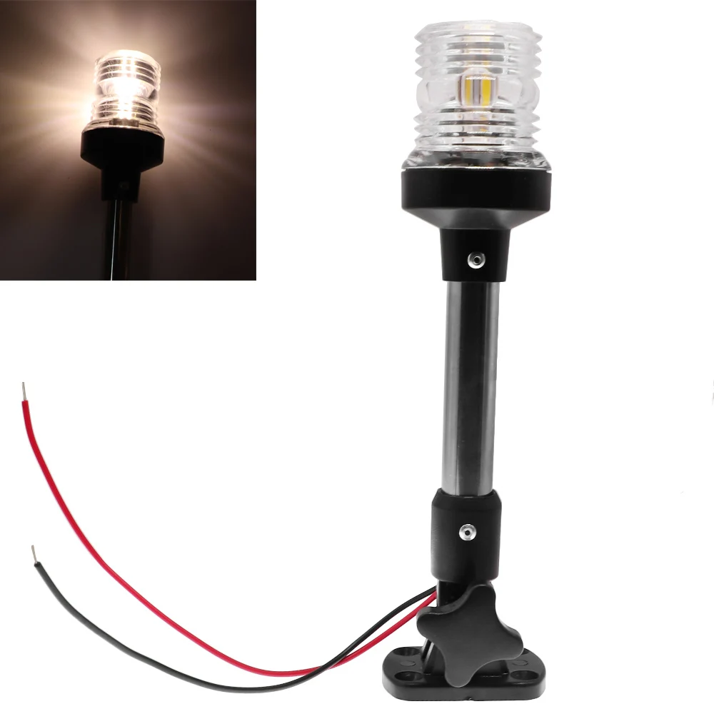 Waterproof Boat LED Navigation Light for Yacht Marine Navigation Anchor Light 12~24 V Sailing Signal Light 360 Degree Round
Waterproof Boat LED Navigation Light for Yacht Marine Navigation Anchor Light 12~24 V Sailing Signal Light 360 Degree Round