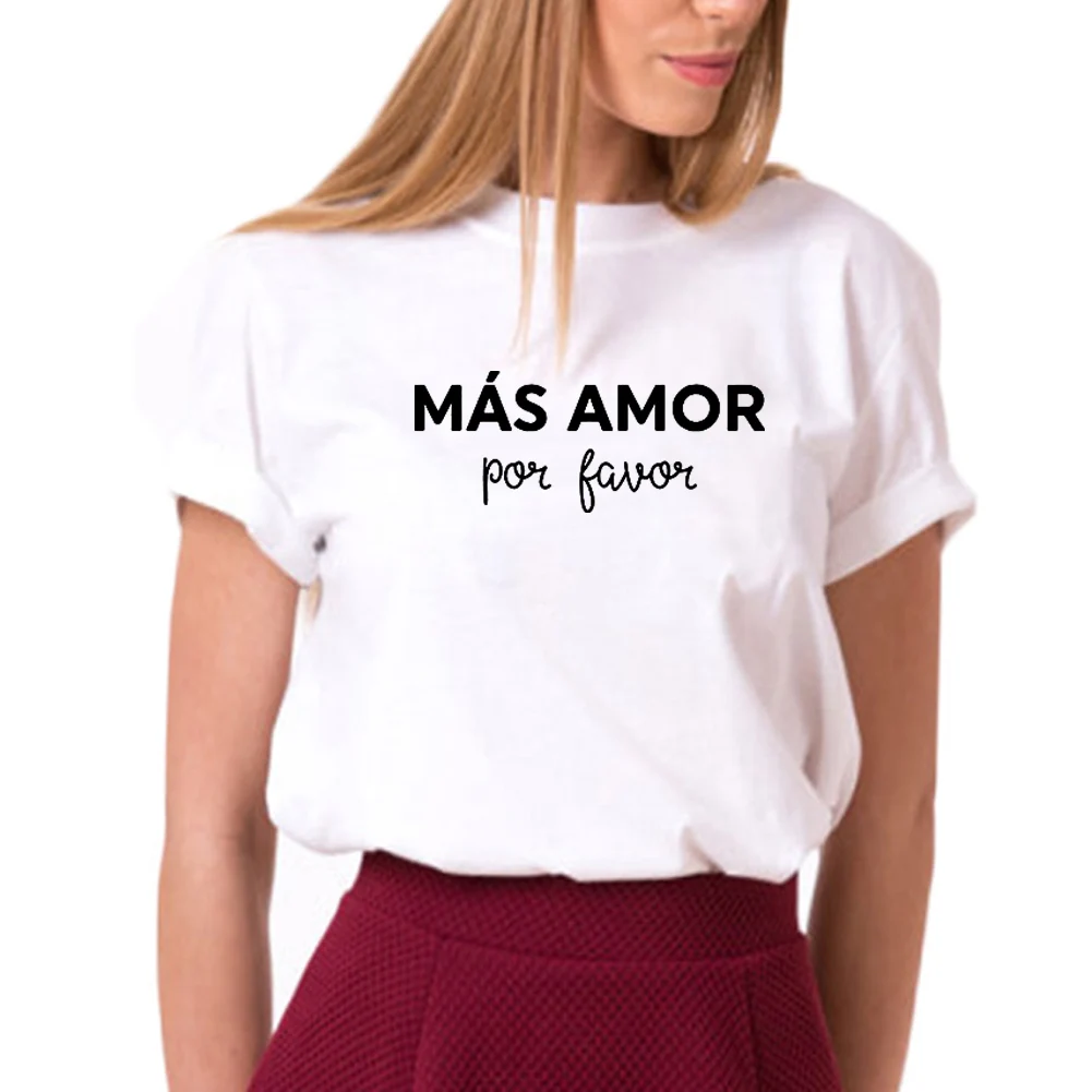 Фото Женская хлопковая Футболка Mas Amor белая футболка с коротким рукавом и круглым