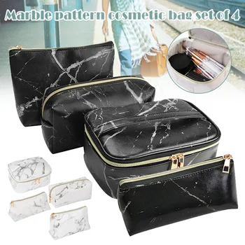 4pcs Travel Makeup Train Case Cosmetic Organizer Portable Storage Bag for Makeup Brush Lipstick H66
4pcs Travel Makeup Train Case Cosmetic Organizer Portable Storage Bag for Makeup Brush Lipstick H66