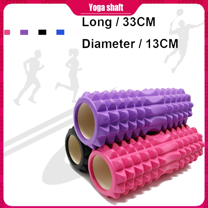 

EVA Yoga Column Fitness Equipment Pilates Foam Roller Block Gym Massage Crescent Hollow Trigger Point Therapy Physical Exercise