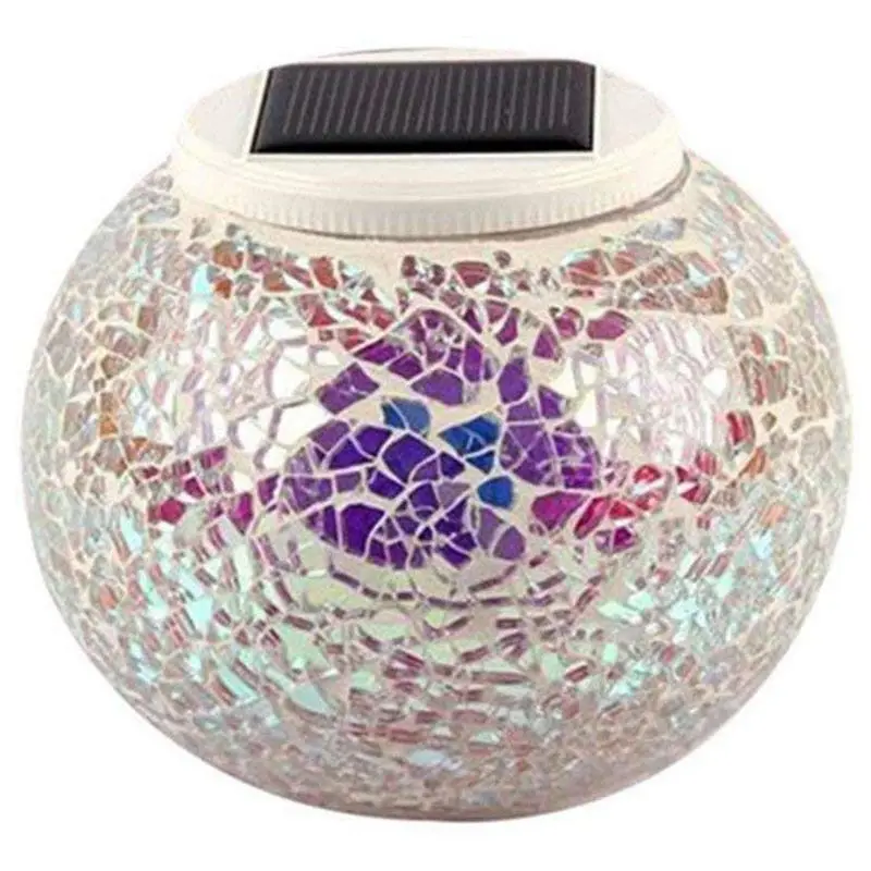 Solar Glass Ball Table Light Color Changing Solar Powered Glass Table Lamps, Waterproof Decorative Led Night Light for Xmas Home
Solar Glass Ball Table Light Color Changing Solar Powered Glass Table Lamps, Waterproof Decorative Led Night Light for Xmas Home