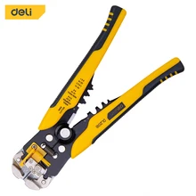 Deli Crimper Cable Cutter Automatic Wire Stripper Multifunctional Stripping Tools Crimping Pliers Terminal 0.2-6.0mm² hand tools
Deli Crimper Cable Cutter Automatic Wire Stripper Multifunctional Stripping Tools Crimping Pliers Terminal 0.2-6.0mm² hand tools