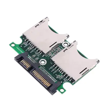 2021 New 2Port Dual SD SDHC MMC RAID to SATA Adapter Converter with Enclosure for SD Card
2021 New 2Port Dual SD SDHC MMC RAID to SATA Adapter Converter with Enclosure for SD Card
