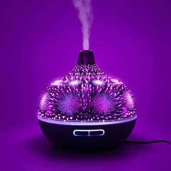3D Aromatherapy Humidifier Essential Oil Diffuser Mute Mist Maker Waterless Auto Shut-off 7 Color LED Lights Firework LED Light
3D Aromatherapy Humidifier Essential Oil Diffuser Mute Mist Maker Waterless Auto Shut-off 7 Color LED Lights Firework LED Light