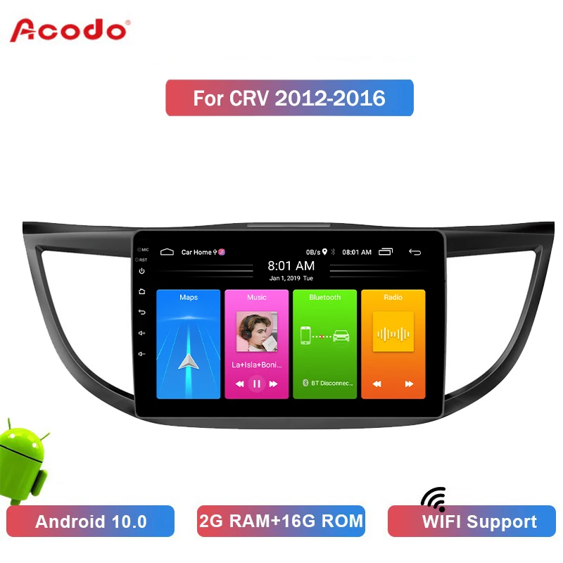 ACODO 2+16G Android 10.0 Car Radio Multimedia Player For Honda CRV 2012-2016 Navigation GPS 2 din
ACODO 2+16G Android 10.0 Car Radio Multimedia Player For Honda CRV 2012-2016 Navigation GPS 2 din