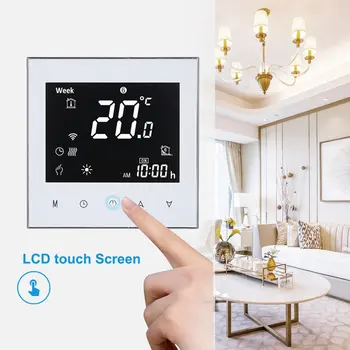 Thermostats Digital Water/Gas Boiler Heating Thermostat WiFi Voice Control Touch screen Home Room Temperature Controller
Thermostats Digital Water/Gas Boiler Heating Thermostat WiFi Voice Control Touch screen Home Room Temperature Controller