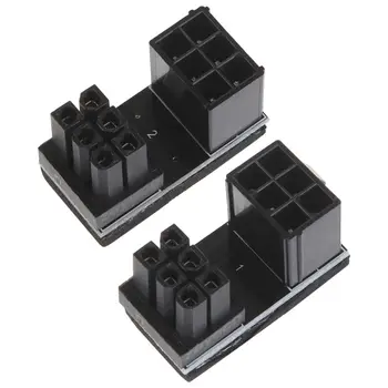 6pin Male 180 Degree Angled to 6Pin Female Power Adapter for Desktops Graphics Card cable installation direction DIY
6pin Male 180 Degree Angled to 6Pin Female Power Adapter for Desktops Graphics Card cable installation direction DIY
