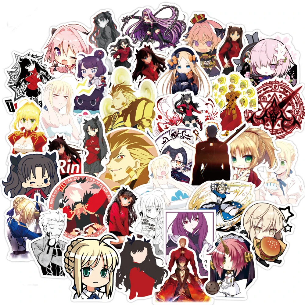 50PCS Fate/Stay Night Anime Stickers Laptop Guitar Luggage Skateboard Car Waterproof Graffiti Sticker Decal Kid Classic Toys 
50PCS Fate/Stay Night Anime Stickers Laptop Guitar Luggage Skateboard Car Waterproof Graffiti Sticker Decal Kid Classic Toys
