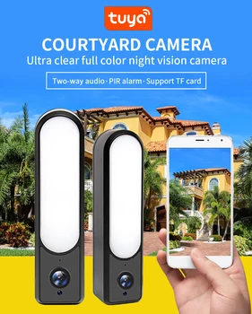Tuya Security IP Camera Full HD Wifi Outdoor Door IP Camera IP65 With Build In Alarm Two Way Audio Floodlight Cam Countryard Cam
Tuya Security IP Camera Full HD Wifi Outdoor Door IP Camera IP65 With Build In Alarm Two Way Audio Floodlight Cam Countryard Cam