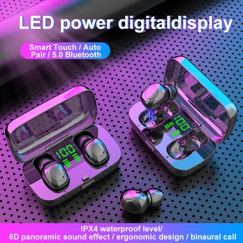 DaoLxi Fashion Bluetooth Earphone Headsets Earbuds Stereo Led-Display Wireless Bluetooth Headset Sports Running Earphone Game
DaoLxi Fashion Bluetooth Earphone Headsets Earbuds Stereo Led-Display Wireless Bluetooth Headset Sports Running Earphone Game