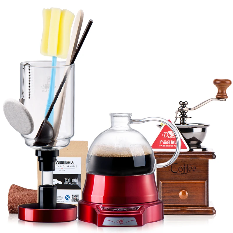 Imperial Electric Siphon Coffee Pot Home Touch Screen Glass Siphon Pot Manual Grinder Coffee Machine Set
Imperial Electric Siphon Coffee Pot Home Touch Screen Glass Siphon Pot Manual Grinder Coffee Machine Set