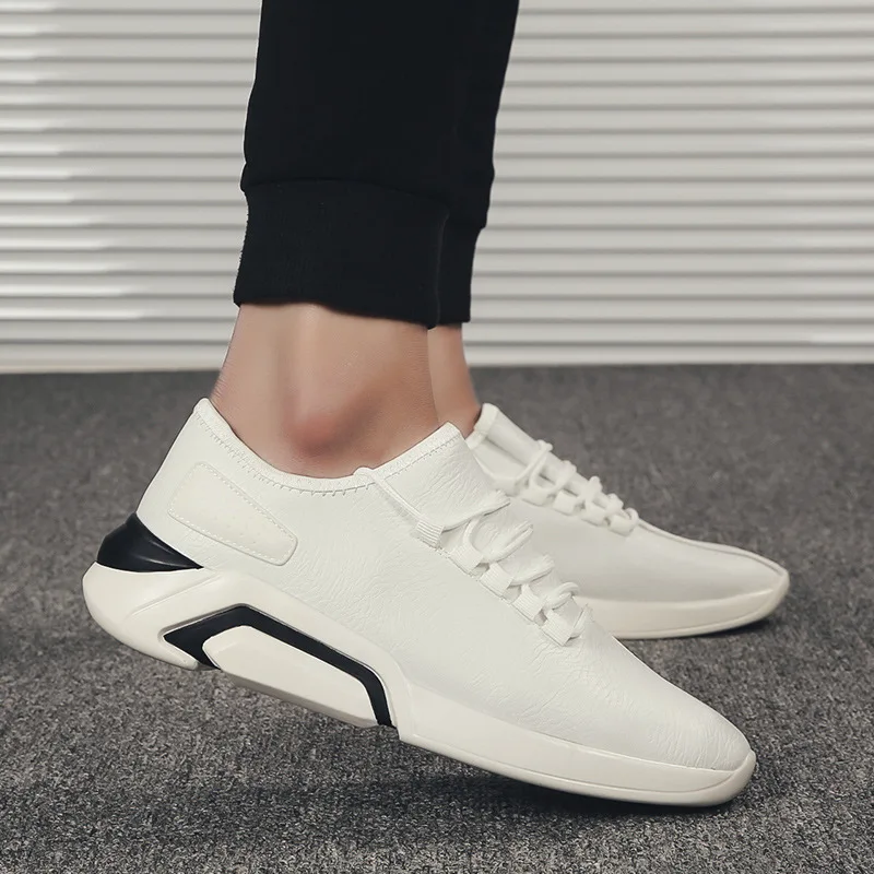 Spring Men Pu Leather Flat Shoes Casual Low Walking Sneaker Male Lace Up Flats Comfortable Mens Tennis Shoes Classic Men Shoes
Spring Men Pu Leather Flat Shoes Casual Low Walking Sneaker Male Lace Up Flats Comfortable Mens Tennis Shoes Classic Men Shoes