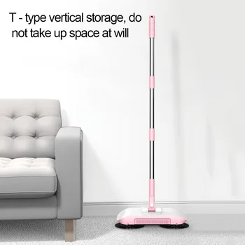 2 in 1 Sweeper Automatic Hand Push Sweeping Machine Household Cleaning 360 Degree Hand Push Sweeper Broom with Mop Cloth
2 in 1 Sweeper Automatic Hand Push Sweeping Machine Household Cleaning 360 Degree Hand Push Sweeper Broom with Mop Cloth