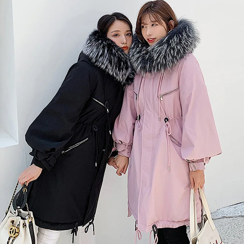 South Korea Dongdaemun 2019 Winter New Style Best Friend Cotton-padded Clothes Loose-Fit Waist Hugging Lining Furry down Jacket
South Korea Dongdaemun 2019 Winter New Style Best Friend Cotton-padded Clothes Loose-Fit Waist Hugging Lining Furry down Jacket