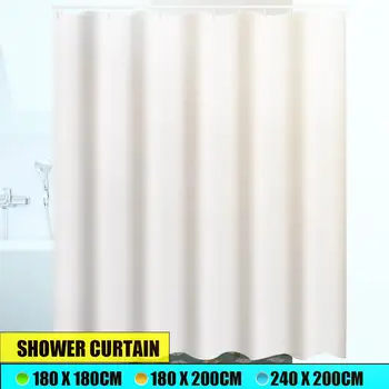 3 Sizes Waterproof Polyester Shower Curtain Bathroom Drape Curtains Bath Shower Hotel Bathroom Accessories Home Decor White
3 Sizes Waterproof Polyester Shower Curtain Bathroom Drape Curtains Bath Shower Hotel Bathroom Accessories Home Decor White
