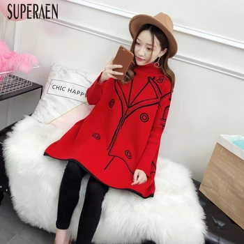SuperAen Turtleneck Pullovers Sweater Female Autumn and Winter 2049 New Pluz Size Women Sweaters Korean Style Women Knit Tops 
SuperAen Turtleneck Pullovers Sweater Female Autumn and Winter 2049 New Pluz Size Women Sweaters Korean Style Women Knit Tops