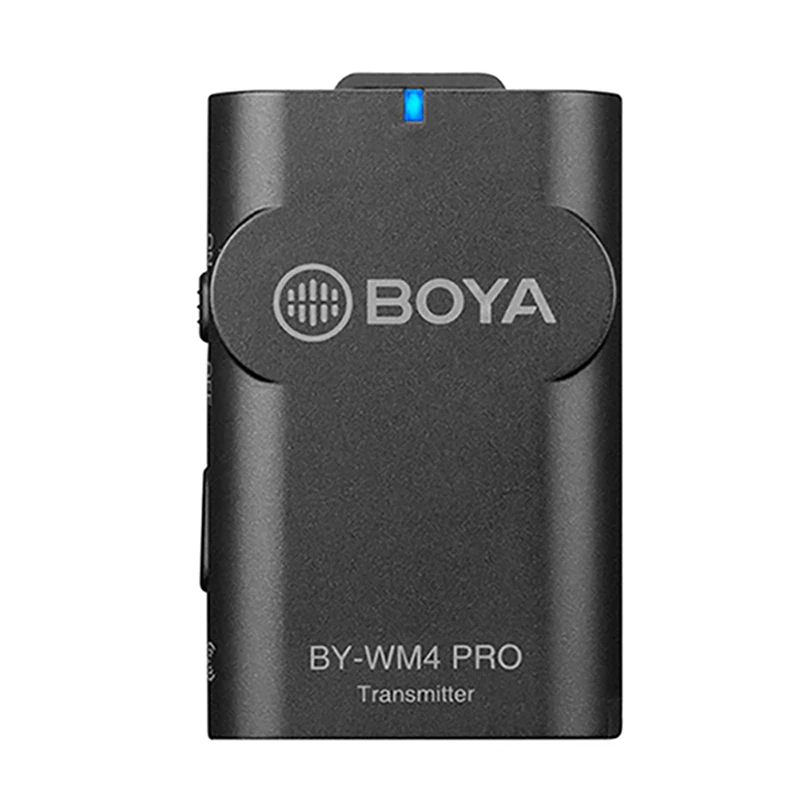 BOYA BY-WM4 Pro Wireless Microphone 60M Video Audio Recorder DSLR Transmitter Receiver Lable Mic Kit Vlog Live Lecture Phone Mic
BOYA BY-WM4 Pro Wireless Microphone 60M Video Audio Recorder DSLR Transmitter Receiver Lable Mic Kit Vlog Live Lecture Phone Mic