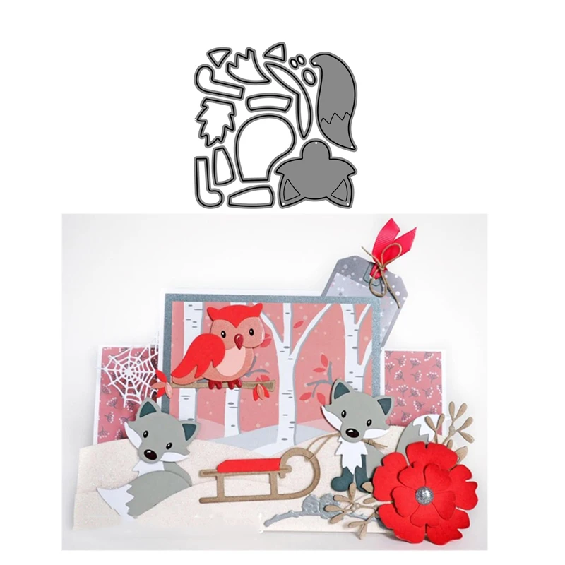 Metal Cutting Dies for Scrapbooking Fox 2019 Die Cut Card Making Stencil Craft Folder Paper Album Alinacrafts Model Decoration
Metal Cutting Dies for Scrapbooking Fox 2019 Die Cut Card Making Stencil Craft Folder Paper Album Alinacrafts Model Decoration