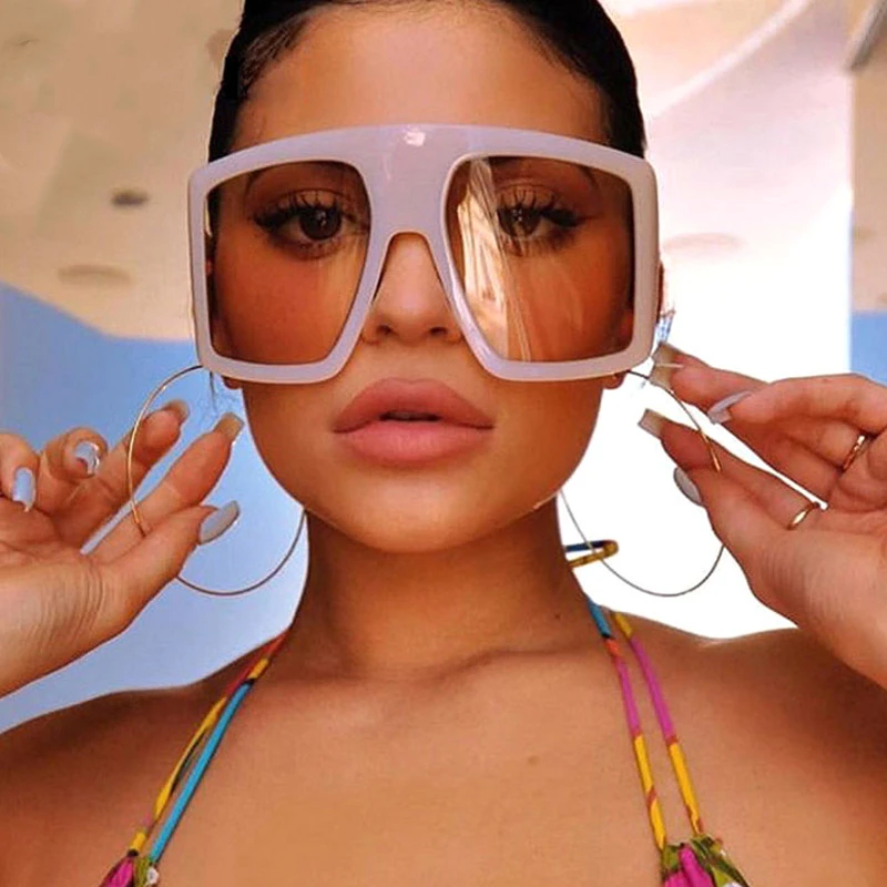 Фото TTLIFE большие солнцезащитные очки в оправе женские роскошные - купить