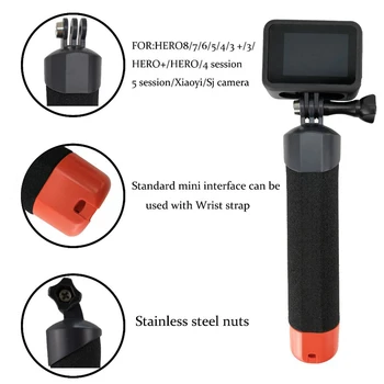 Waterproof Floating Handheld Selfie Stick Diving Mounting Adapter Portable Buoyancy Rod for GoPro Hero 8 Camera
Waterproof Floating Handheld Selfie Stick Diving Mounting Adapter Portable Buoyancy Rod for GoPro Hero 8 Camera