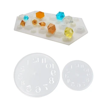 2Pcs Arabic Numerals Silicone DIY Jewelry Mold Pendant Watch Clock Shaped Fondant Cake & 1x Diamond DIY Silicone Stencil Craft M
2Pcs Arabic Numerals Silicone DIY Jewelry Mold Pendant Watch Clock Shaped Fondant Cake & 1x Diamond DIY Silicone Stencil Craft M