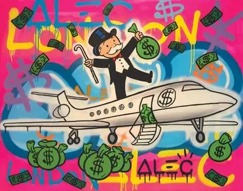 Hand Painted Alec Monopolyingly Rich Man On the plane Canvas Painting Oil Painting Poster Wall Art Picture For Living Room Home
Hand Painted Alec Monopolyingly Rich Man On the plane Canvas Painting Oil Painting Poster Wall Art Picture For Living Room Home