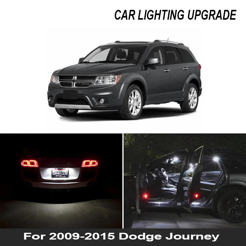 10pcs Canbus White LED Light Bulbs Interior Package Kit For 2009-2015 Dodge Journey Map Dome License Plate Light
10pcs Canbus White LED Light Bulbs Interior Package Kit For 2009-2015 Dodge Journey Map Dome License Plate Light
