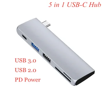 5 In 1 USB Hub Docking Station SD/TF Card Reader USB 3.0 PD Power Delivery Hub TF/SD Card Dock Station Multifuntion Type-C Hub
5 In 1 USB Hub Docking Station SD/TF Card Reader USB 3.0 PD Power Delivery Hub TF/SD Card Dock Station Multifuntion Type-C Hub